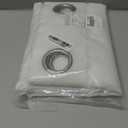 NICETOWN White Sheer Curtains 84 inches Long - Home Decoration Grommet Airy & Lightweight Elegant Window Treatments with Light Filtering for Bedroom/Living Room (2 Panels, W54 x L84)