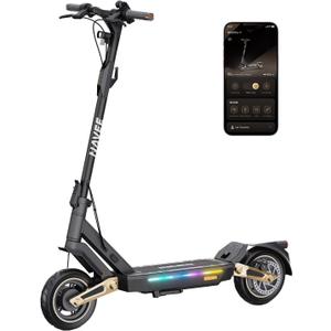NAVEE GT3/ST3/GT5 Series Electric Scooter, 20/25 MPH Top Speed, 30-55.9 Miles Max Range, 1000-1638W Motor with Dual Suspension, 10" Tires, Foldable for Adults Teens