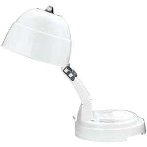 Conair Pro Style Bonnet Hair Dryer, 2 Heat Settings, Adjustable Height, Extra-Large Hood Size, 1875W Pro Style Bonnet Ionic Hair Dryer for Women, White