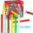 42 Pack Christmas Bubble Wands, Mini Bubble Wands for Party Favors, Toys for Girls Boys Kids Toddler Adults, Party Bag Stuffers Goodie Bag Filler, Holiday Classroom Prizes