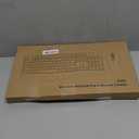 Wireless Keyboard and Mouse Combo, EDJO 2.4G Full-Sized Ergonomic Computer Keyboard with Wrist Rest and 3 Level DPI Adjustable Wireless Mouse for Windows, Mac OS Desktop/Laptop/PC (Black)