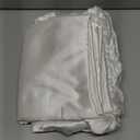 Vonty King Size Satin Sheets - Extra Deep Pocket, Cooling & Silky, 4 Piece Set, Ivory White