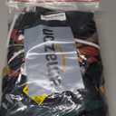 No Hook Shower Curtain and Liner Set, Black Boho Floral Shower Curtains for Bathroom, Modern Abstract Botanical Bath Curtain Sets with Liner, Luxury Hotel Bathroom Decor, 71x74 Inches