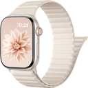 Patented Magnetic Sport Silicone Band Compatible with Apple Watch Bands 40mm 38mm 41mm 44mm 45mm 42mm 49mm Women Men, Soft Silicone Sport Loop Strap for iWatch Series 11 10 9 8 7 6 5 4 3 2 1 SE Ultra