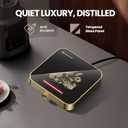 Maestri House Mug Warmer, Electric Coffee Cup Warmer for Desk with 3-Temp Settings,Auto Shut Off, Constant Temperature Heating for Beverage, Milk, Tea and Hot Chocolate at Home & Office (Gold)