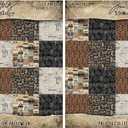 Tim Holtz Palette Collection Halloween 8"x 8" Decorative Double-Sided Paper Packs - 2 Pack Bundle