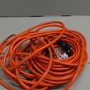 HUANCHAIN Indoor Outdoor Extension Cord 50 ft Waterproof, 16/3 Gauge Flexible Resistant Appliance Extension Cord Outside, 13A 1625W 16AWG SJTW, 3 Prong Electric Cable Orange, ETL