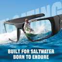 Polarized Fishing Sunglasses for Men Women - Floating Wrap Around Sport Glasses for Surfing Running Driving (Tortoiseshell Frame/Dark Brown Lens)