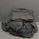 Amazon Basics 4 Piece Bed Sheets Set, 100% Cotton Jersey, Includes Super Soft, Flat and Fitted Sheets, Pillowcase, King, Light Gray, Solid