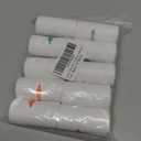 HUIJUTCHEN T02 Mini Thermal Sticker Paper, Compatible with Phomemo M02/ M02X/ M02S Label Printer, 5 Rolls Blue Image&5 Rolls Black Image Printing Paper for Photo/ Note/ DIY/ Memo, 10 Rolls, 53 * 28mm