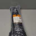 ALBO Black Zip Ties 12 Inch Long Zip Ties Plastic Cable Ties Thick 0.19 Inch 100 Pack Tie Wraps Heavy Duty 50lb UV Resistant Nylon Wire Ties for Indoor and Outdoor