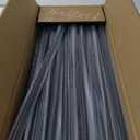 26" Aluminum Stair Balusters  51-Pack Deck Railing Spindles with Connectors, Matte Black Powder-Coated, Rust-Resistant Metal Pickets for Indoor & Outdoor Staircase