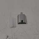 3-3/4" Bright Chrome Frameless Shower Door Handle with Metal Strike and 3" Magnet,Shower Doors Magnetic Latch Kit Fits Glass Door Thickness 1/8", 5/32", 3/16" and 1/4",Shower Door Replacement Parts