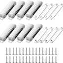 8 Pack Magnetic Door Catch – 150lb Heavy Duty Stainless Steel Cabinet Magnets for Secure Closure, Childproof Design – Ideal for Kitchen, Bathroom, Wardrobe, Closet (3.79”, Silver)