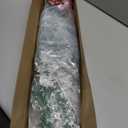 35.5 Inch Coquette Christmas Tree Table Decor Love DIY Mini Snowflake Xmas Tree Craft with Pink Bow Topper Balls Pearls for Girl Home Office Decoration