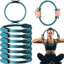 Syhood Pilates Ring 11. 81 Inch Pilates Circle Yoga Ring Magic Lightweight Flexible Workout Equipment for Fitness Physical Therapy Resistance Exercise Arms Legs (Green)