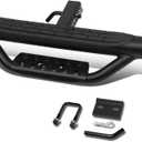 Auto Dynasty Universal 36 Inches Black Powdercoated Steel 2-Stage Tow Hitch Step Bar Board for 2 Inches Receiver Pickup Truck SUV Trailer