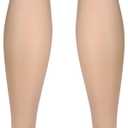 Truform Sheer Compression Stockings, 15-20 mmHg, Women's Thigh High Length, 20 Denier, Nude, Large