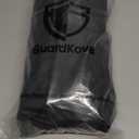 [Upgraded 1000D Heavy Duty Fabric] 36 Fire Pit Cover Round for 33- 36 Fire Pit/Tables, Waterproof Tear & Fade Resistant Firepit Cover with Buckle, Handle, Drawstring, Air Vent (36D x 20H,Black)