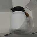 White Tea Thermos  Built-in Infuser, 1000ml Stainless Steel Thermos Insulated Tea Pot with Lid, Thermal Carafe for Home Kitchen Office