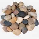 40 lbs Rocks for Outdoor Landscaping, 2"-3" Aquarium Rocks for Fish Tank, Natural Decorative Garden Stone for Plants, Flower Pots, Vase, Walkways, Yard (Mixed)