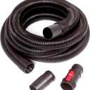 WORKSHOP Wet/Dry Vacs Shop Vacuum Accessories WS25021A Long Hose Attachment, 2-1/2-inch x 13-feet Locking Hose for Wet Dry Shop Vacuum Cleaners