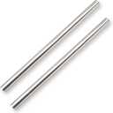 3 Inch Straight DIY Custom Mandrel Exhaust Pipe Tube Pipe, 45 Inch Length, 3'' OD Mandrel Straight Pipe, T304 Stainless Steel, Universal Fitment - 2PCS