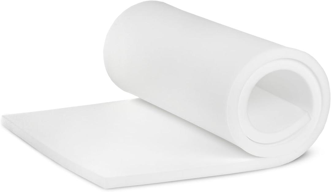 Comfort Fab - Upholstery Foam | Cut to Size Foam | Polyurethane Foam | High-Density Upholstery Foam | Outdoor Foam for Cushions | Ideal for Oval & Round Tables | Lasts 7 to 12 Years | Made in USA
