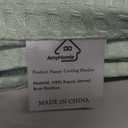 AmyHomie Cooling Blanket Queen Size, 100% Rayon Derived from Bamboo,Cool Summer Blanket for Hot Sleepers Soft Comfy Waffle Lightweight Blankets for All Seasons(9090in,Sage Green)