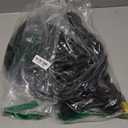 Garden Hose 100FT Water Hose with Nozzle,Flexible Lightweight Garden Hose for OutdoorUse, Watering, and Cleaning (Black)