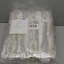 50 Pcs Wedding Wands Ribbon Streamers with 3 Colorful Flashing Modes, Light up LED Silk Fairy Wands, Glow Lace Stick with Bells for Wedding Reception, Graduation, New Year, Birthday Party (Warm White)