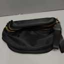 FEIBOON Spacious Nylon Crossbody Bag Bum Bag Handbags Wallets Purses Trendy Shoulder Bag for Women (black)