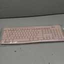 Logitech MK270 Full Size Wireless Keyboard and Mouse Combo - Rose