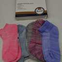 Pembrook Ankle Diabetic Socks for Women and Men - 5 Pairs | Low Cut Neuropathy Socks for Women | Smooth Toe Seams