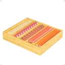 Bamboo Tea Organizer Drawer with Adjustable Dividers, Tea Bag Storage for Drawer, Countertop, Home, Office, Kitchen