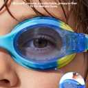 Aegend Swim Goggles for Kids 3-8 - Anti-Fog Anti-Leaking Comfort Fit Toddler Goggles for Swimming
