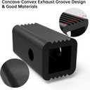 2" to 1-1/4" Hitch Receiver Adapter Insert Sleeve Mount - 2 Inches to 1.25 Inches Converter for Bike Rack and Cargo Carriers