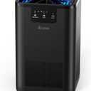 AROEVE Air Purifiers for Bedroom Air Purifier With Aromatherapy Function For Pet Smoke Pollen Dander Hair Smell 20dB Air Cleaner For Bedroom Office Living Room, MK06- Black (Medium)