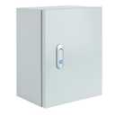 Steel Electrical Junction Box, Indoor&Outdoor Electrical Enclosure Box, Wall Mounted Waterproof&Dustproof Metal Box, Universal Electric Equipment Enclosure Box with Safety Locks and Mounting Plates (24"20"10")