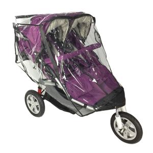 Rain Cover for Double Stroller,Universal Size Weather Shield for Side by Side Double Baby Stroller