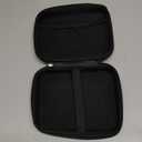 Protective Carrying Case for Portable Nebulizer, Travel Medical Bag with Hard Shell for Inhaler Spacer, Masks, Asthma Accessories Emergency Medicine Storage Bag for Kids and Adults (Black)