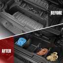 A & UTV PRO Cargo Trunk Divider for 2017-2025 Honda Ridgeline Accessories Truck Bed Divider Trunk Organizers Bed Storage, Replace OEM # 08U35-T6Z-100