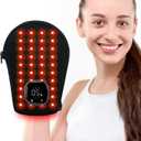 Red Light Therapy for Hand Pain Relief with 660nm & 850nm Infrared Light, 5 Modes, Timer, Cordless Rechargeable LED Near Infrared Light Therapy Gloves Device for Arm/Forearm/Finger/Wrist Joint