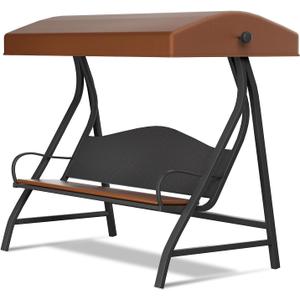 2025 Porch Swing Canopy Replacement for GT Porch Swing Model GCS00229C Swing Chair Canopy - Waterproof UV-Resistant Polyester Oxford Fabric (Frame & Cushions Not Included)