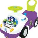 Kiddieland My First Buzz Ride-On Toddler Toy with Music, Flashing Lights, Interactive Dashboard, Foot-to-Floor Design, Sturdy Construction, Ages 2+