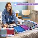 5 Pcs Packing Cubes for Suitcase Large Travel Cubes Carry on Luggage Organizer Bags for Clothes Accessories(S,Watercolor)