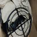 5 Packs Large Metal Plant Caddy 13.5" Heavy-duty Plant Dolly with PU Wheels Wrought Iron Rolling Plant Stand with Casters Indoor Outdoor Plant Pot Movers Planter Rollers Coaster Trolley, Black