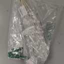 12 Pack Glitter Curly Christmas Spray Set White Wispy Willow Christmas Berry Picks Sprays Glittered Twigs Decor for Christmas Tree Topper Wreath Garland Bouquet Floral Arrangement (White)