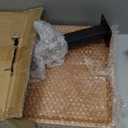 Adjustable C Shaped Side Table, C Table End Table with Wheels for Sofa, 360 Swivel Sofa Table for Livingroom,Bedroom,Study and Small Spaces,Bedside Table (Rectangle,Original Wood)