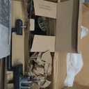 Schlage FE285 CEN 622 LAT CEN Century Front Entry Handleset with Latitude Lever, Lower Half Grip, Matte Black